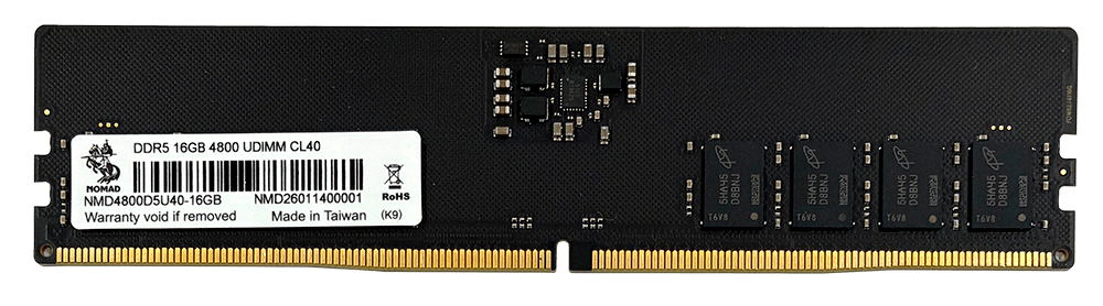 Оперативная память 16GB DDR5 4800MHz NOMAD UDIMM CL40 NMD4800D5U40-16GB Bulk Pack