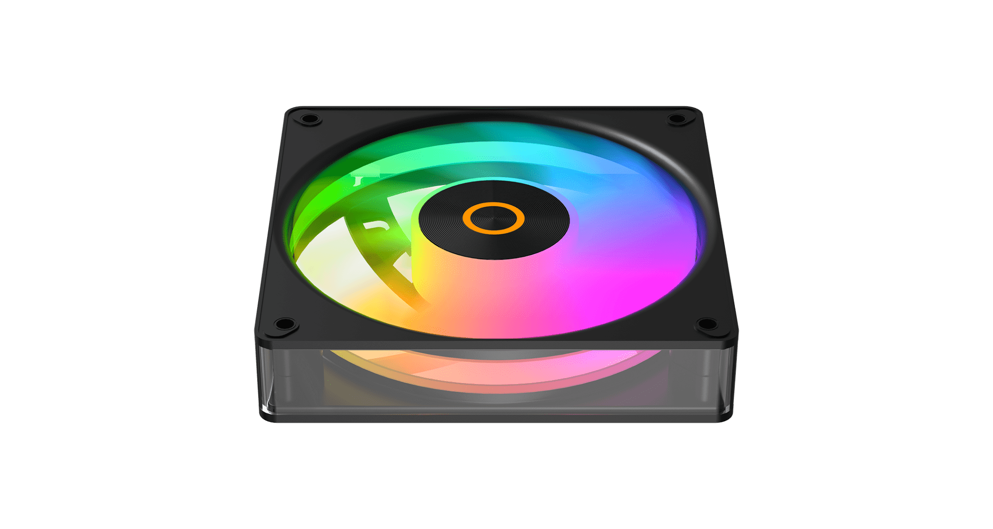 Вентилятор для корпуса Ocypus Gamma F12 Elite BK ARGB 1x(120x120x25mm) 600-1800RPM 56CFM Черный