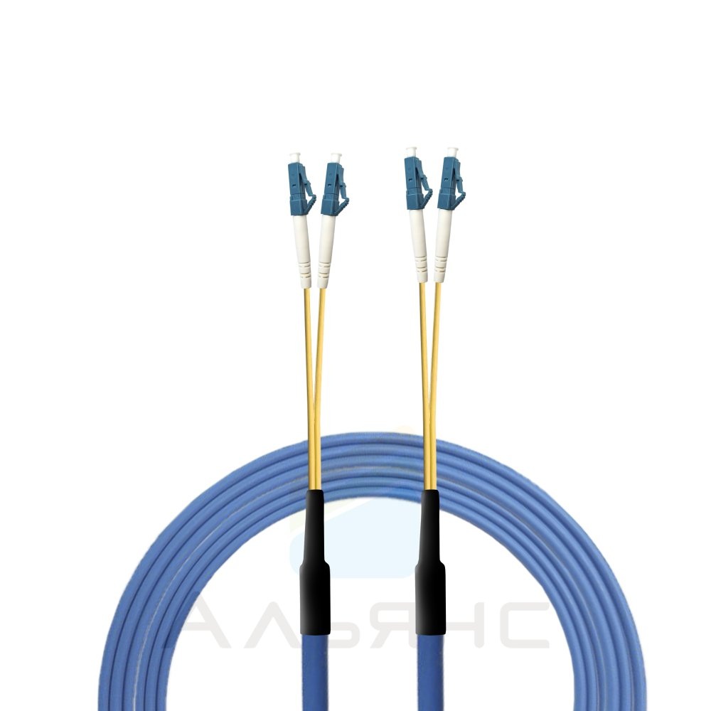 Патчкорд LC/UPC-LC/UPC Armoured SM 9/125 Duplex - 1.5 м