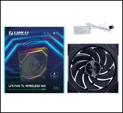 Вентилятор для корпуса Lian Li UNI FAN TL140 Wireless 140mm RGB Black G99.14TL1W1B.00