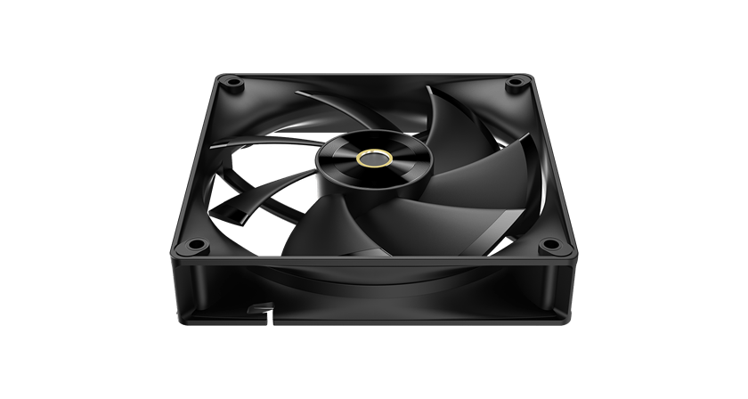 Вентилятор для корпуса Ocypus Delta F12 BK 1x(120x120x25mm) 2000RPM 73CFM Черный