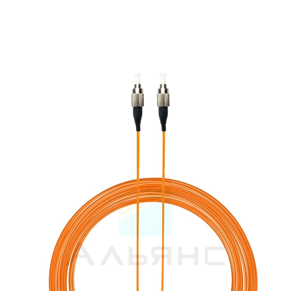 Патчкорд FC/UPC-FC/UPC   2мм MM 62,5/125 OM1 Simplex - 1 м