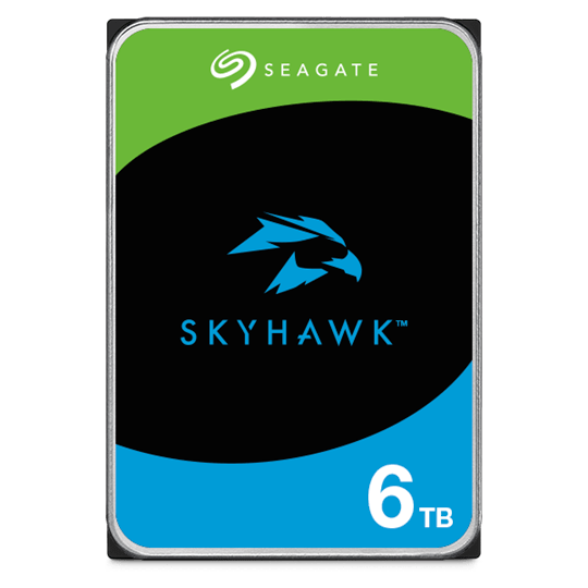 Жесткий диск для видеонаблюдения  6Tb Seagate SkyHawk Surveillance SATA3 3.5" 256Mb ST6000VX009
