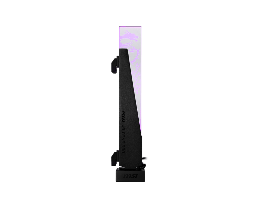Вертикальный ARGB держатель Видеокарты MSI MPG ARGB GRAPHICS CARD STAND 3-pin ARGB Black