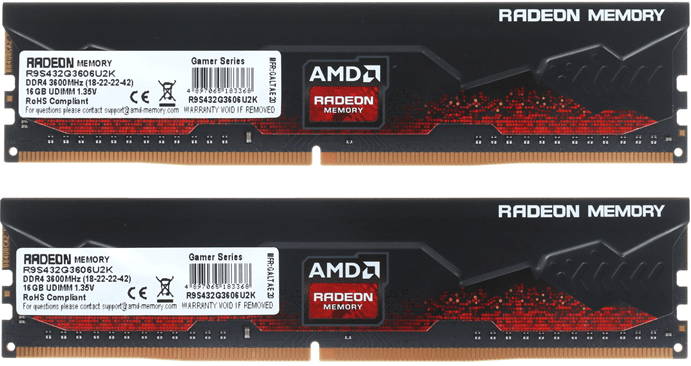 Оперативная память 32GB Kit (2x16GB) DDR4 3600MHz AMD Radeon R9 Gamer Series R9S432G3606U2K