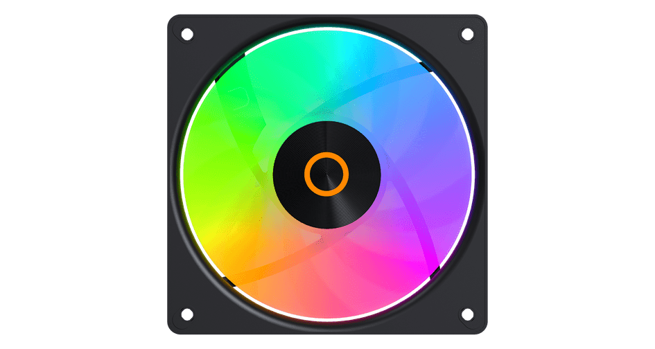 Вентилятор для корпуса Ocypus Gamma F12 Elite BK ARGB 3-IN-1 3x(120x120x25mm) 600-1800RPM Черный