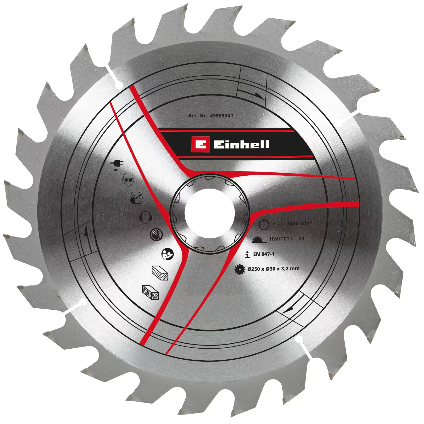 Циркулярный диск Einhell Sbl D 250x30x3,2 T24 (49589341)