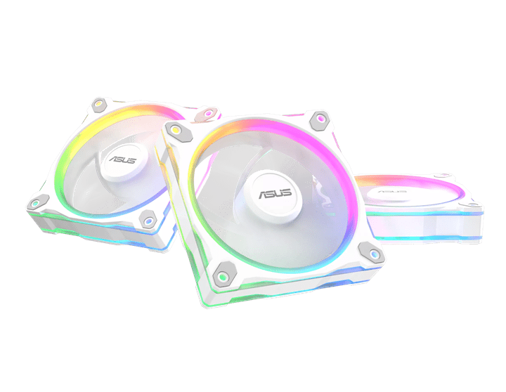 Вентилятор для корпуса ASUS PRIME MR120 FAN ARGB REVERSE WHITE 3IN1 120x120x28 MR120-1R/WH/3 IN 1//