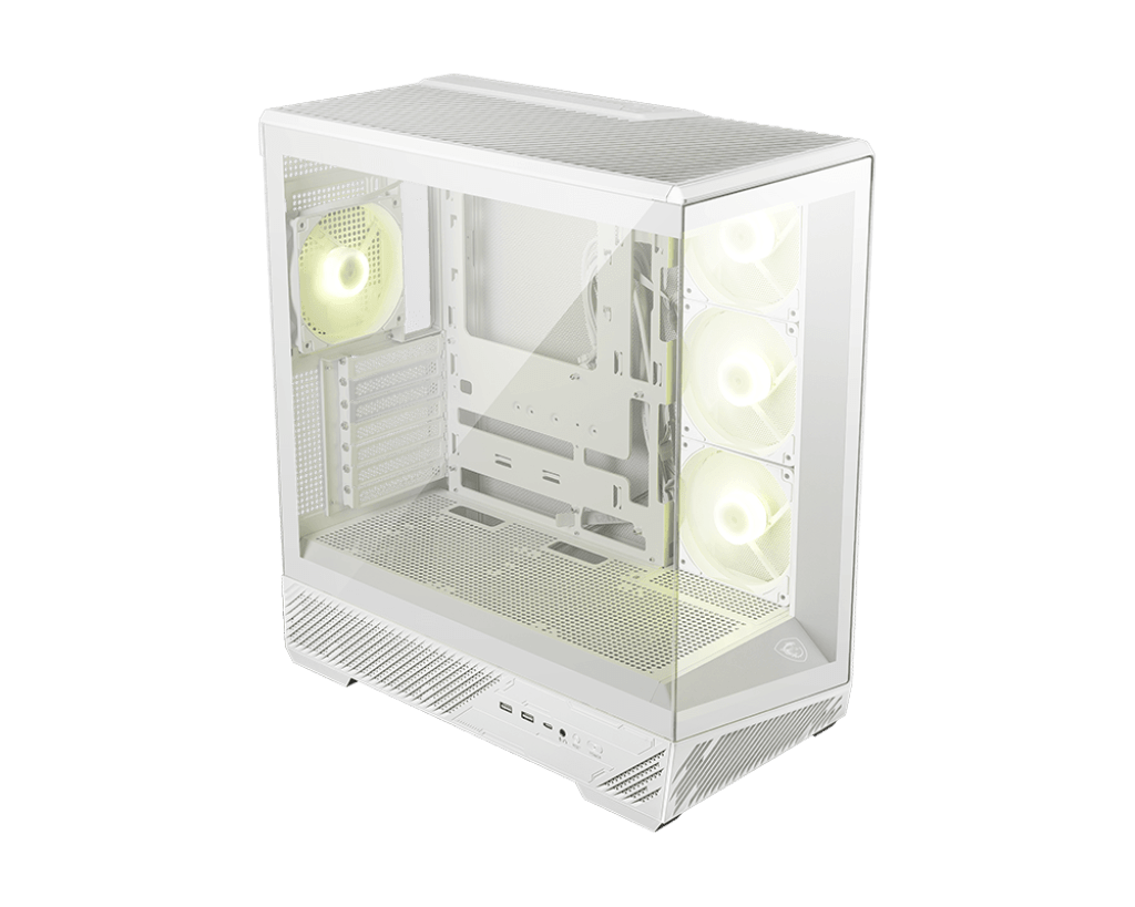 Компьютерный корпус MSI MAG PANO 130R PZ WHITE ATX/mATX/ITX, Back-connect:ATX/mATX Type-C Белый