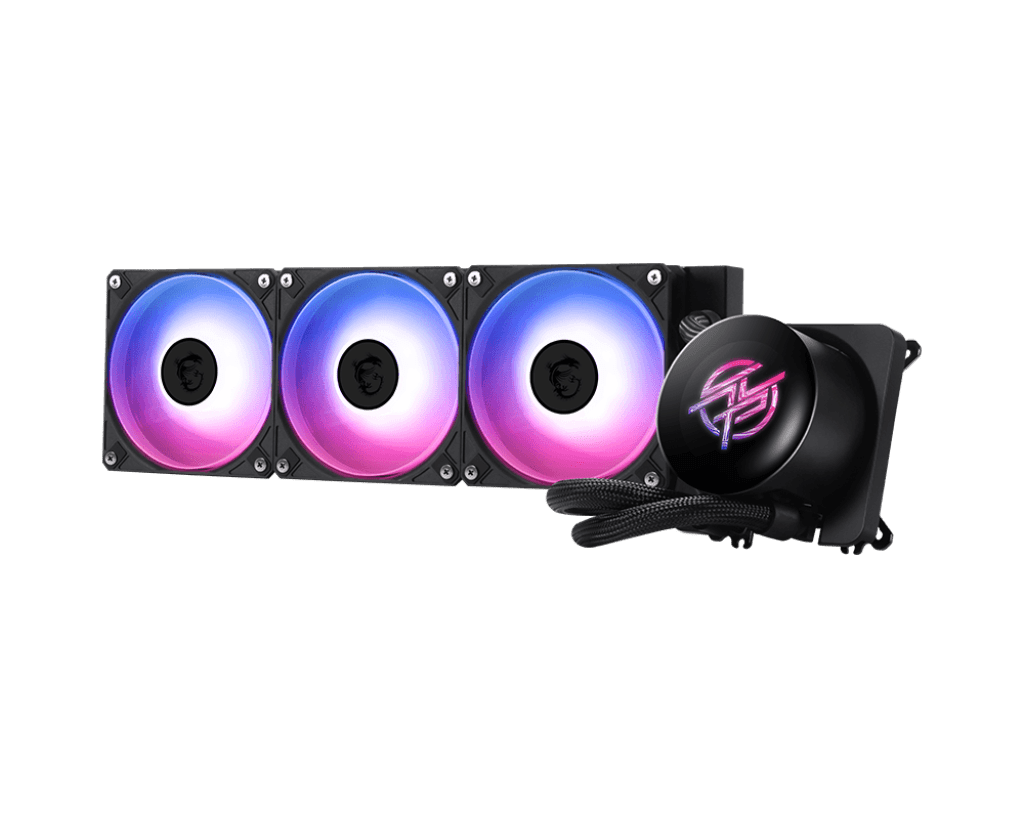Водяное охлаждение для CPU MSI MPG CORELIQUID P13 360, 1700/1851/AM4/AM5, ARGB, Fan 3x120mm, Черный