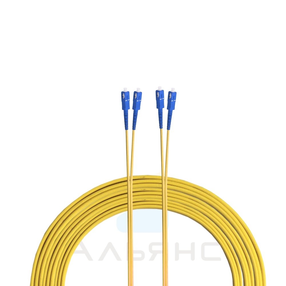 Патчкорд SC/UPC-SC/UPC  2мм SM 9/125 Duplex - 1 м
