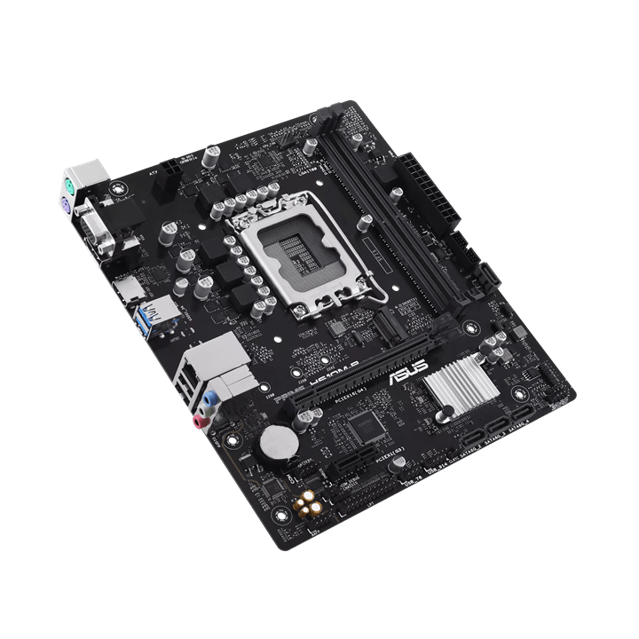 Материнская плата ASUS PRIME  H610M-R-SI, LGA1700 2xDDR5 4xSATA3 M.2 1xVGA 1xHDMI 1xDP mATX