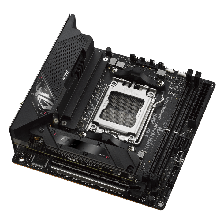 Материнская плата ASUS ROG STRIX B650E-I GAMING WIFI AM5 2xDDR5 2xSATA3 Raid 2xM.2 HDMI USB3.2 M-ITX