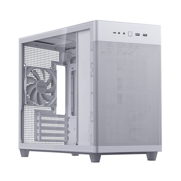 Корпус ASUS Prime AP201 TG WHITE mATX/mITX Белый 90DC00G3-B39010