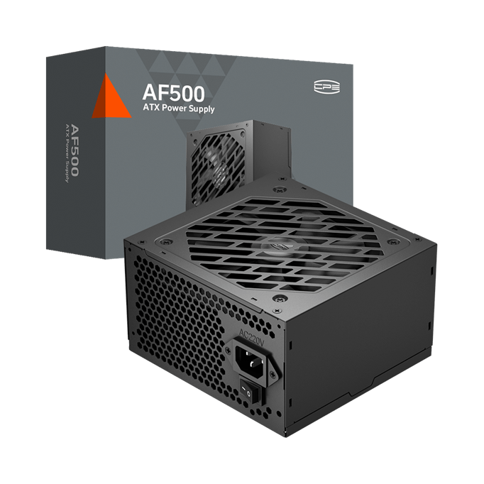 Блок питания PCCooler P1-AF500-N1H, 500W, 80+, Non Modular, ATX, FAN 120mm, Черный, P1-AF500-N1H