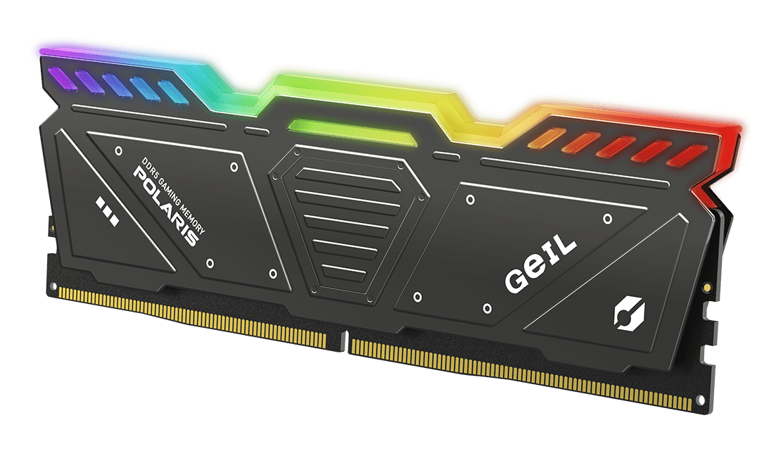 Оперативная память 32GB Kit (2x16GB) GEIL Polaris RGB 5600Mhz DDR5 UDIMM CL38 GOSG532GB5600C38ADC
