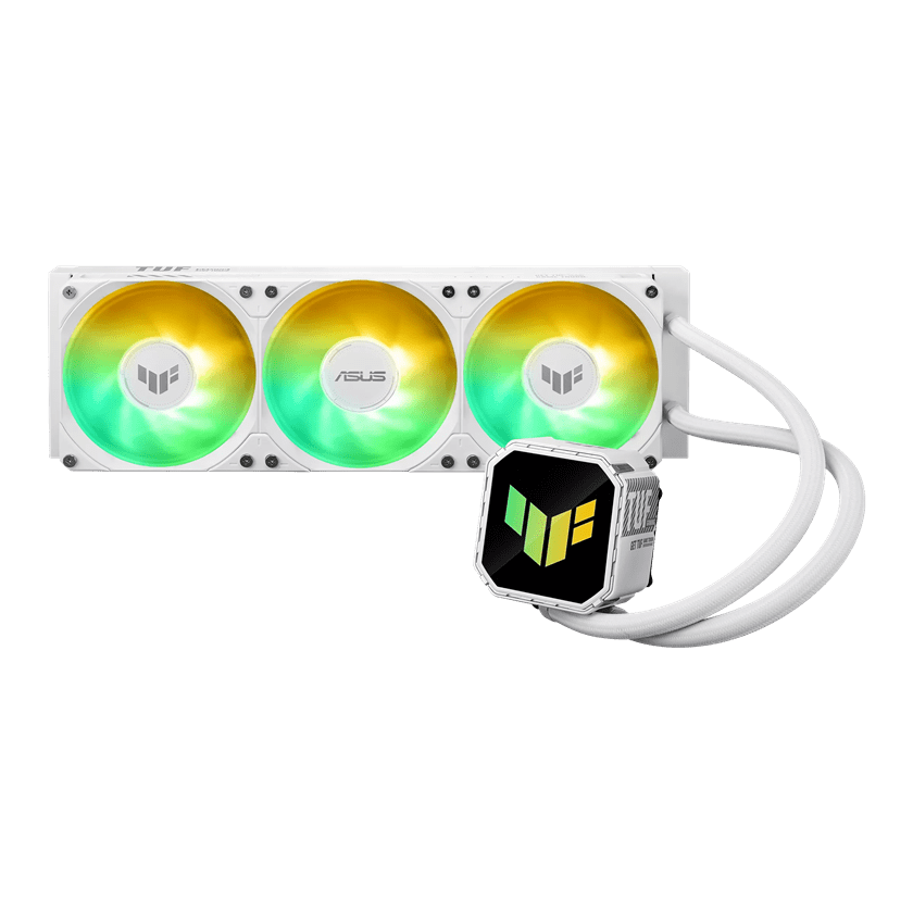 Водяное охлаждение CPU Asus TUF GAMING LC III 360 ARGB WHT 3x120mm Liquid CPU Cooler, PWM, ARGB