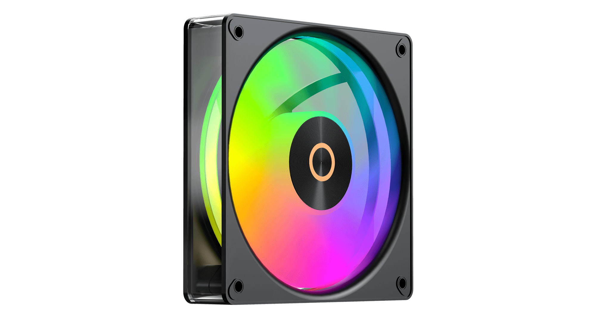Вентилятор для корпуса Ocypus Gamma F12 Elite BK ARGB 1x(120x120x25mm) 600-1800RPM 56CFM Черный