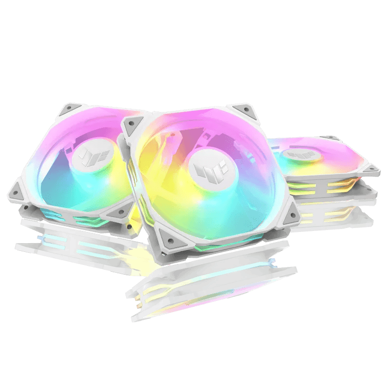 Вентилятор для корпуса ASUS TUF GAMING TR120 FAN ARGB WHITE 3IN1 120x120x28 AuraSync TR120-1/WT/3 IN