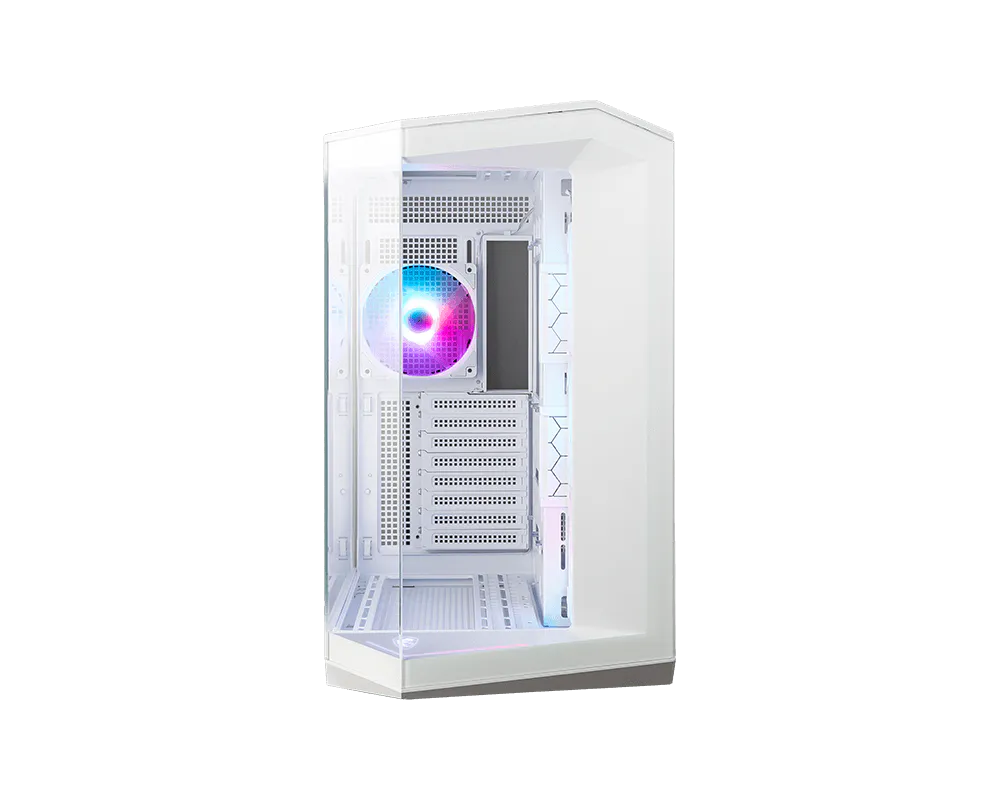 Компьютерный корпус MSI MAG PANO 100R PZ WHITE  Back-connect: ATX  2x3.5"/2.5", 1xUSB-C White