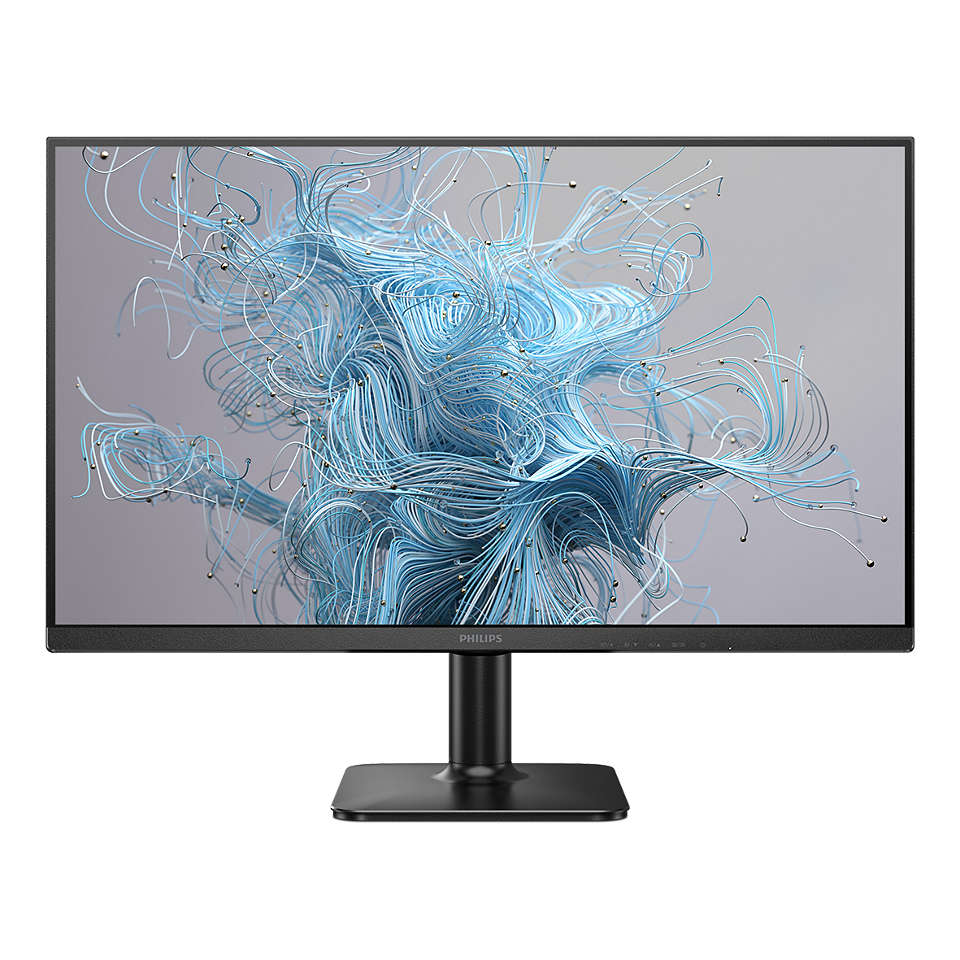 Монитор 23,8" PHILIPS 24E2N1100LB/01 VA 1920x1080 100Hz 1мс 250кд/м 4000:1 1xHDMI 1xVGA Черный
