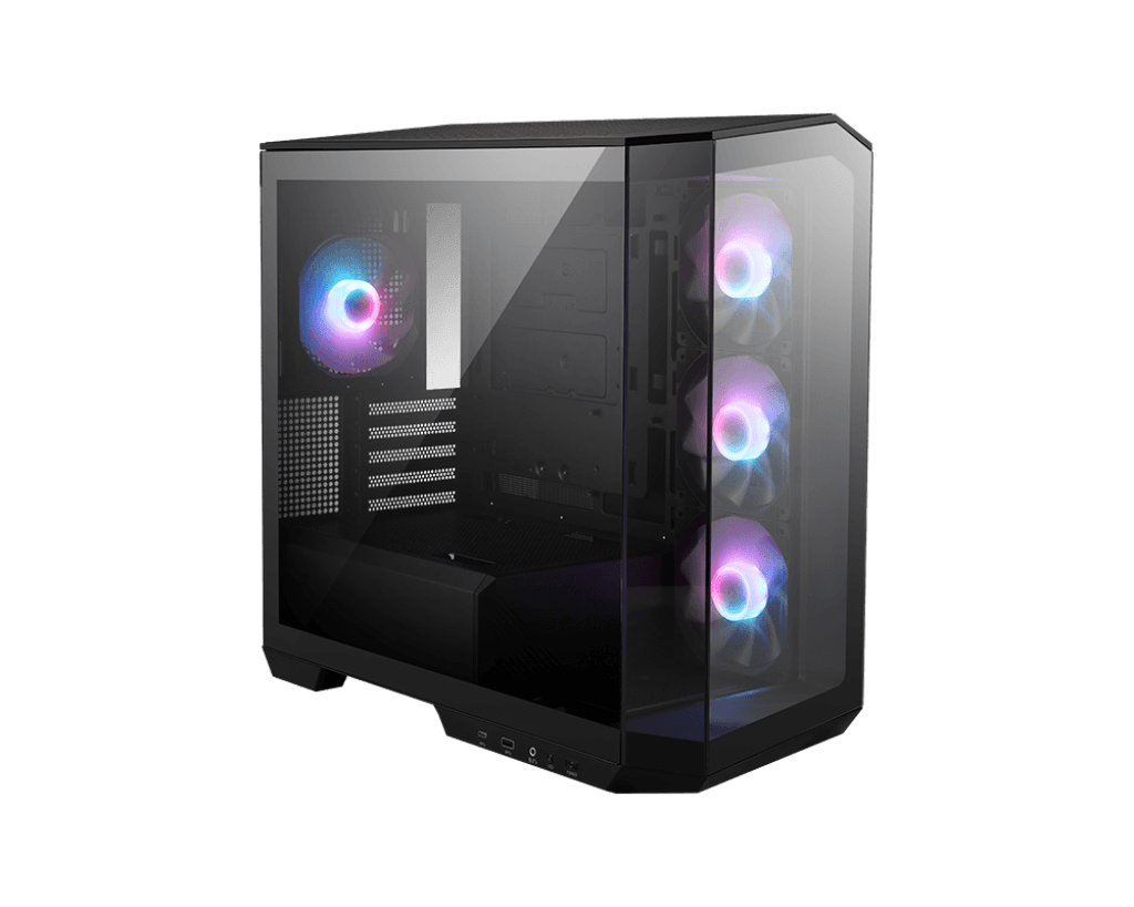 Компьютерный корпус MSI MAG PANO M100R PZ mATX/ITX 1x3.5"/2.5", USB 3.2 Type-A Black