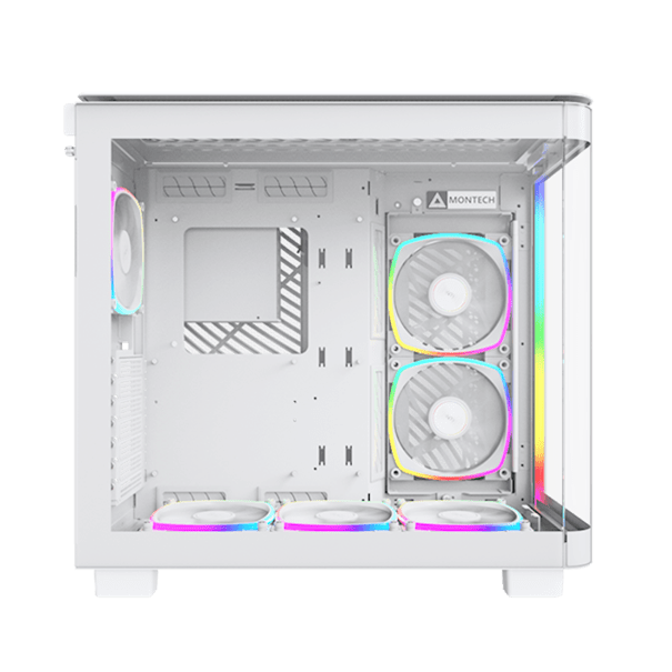 Корпус Montech KING 95 PRO (W) ATX/Micro-ATX/Mini-ITX 2xUSB3.0 1xType-C 1xAudio 1xMic Белый