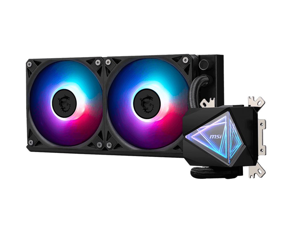 Водяное охлаждение для CPU MSI MAG CORELIQUID I240 Socket Intel/AMD, ARGB GEN2, Fan 2x120см Черный