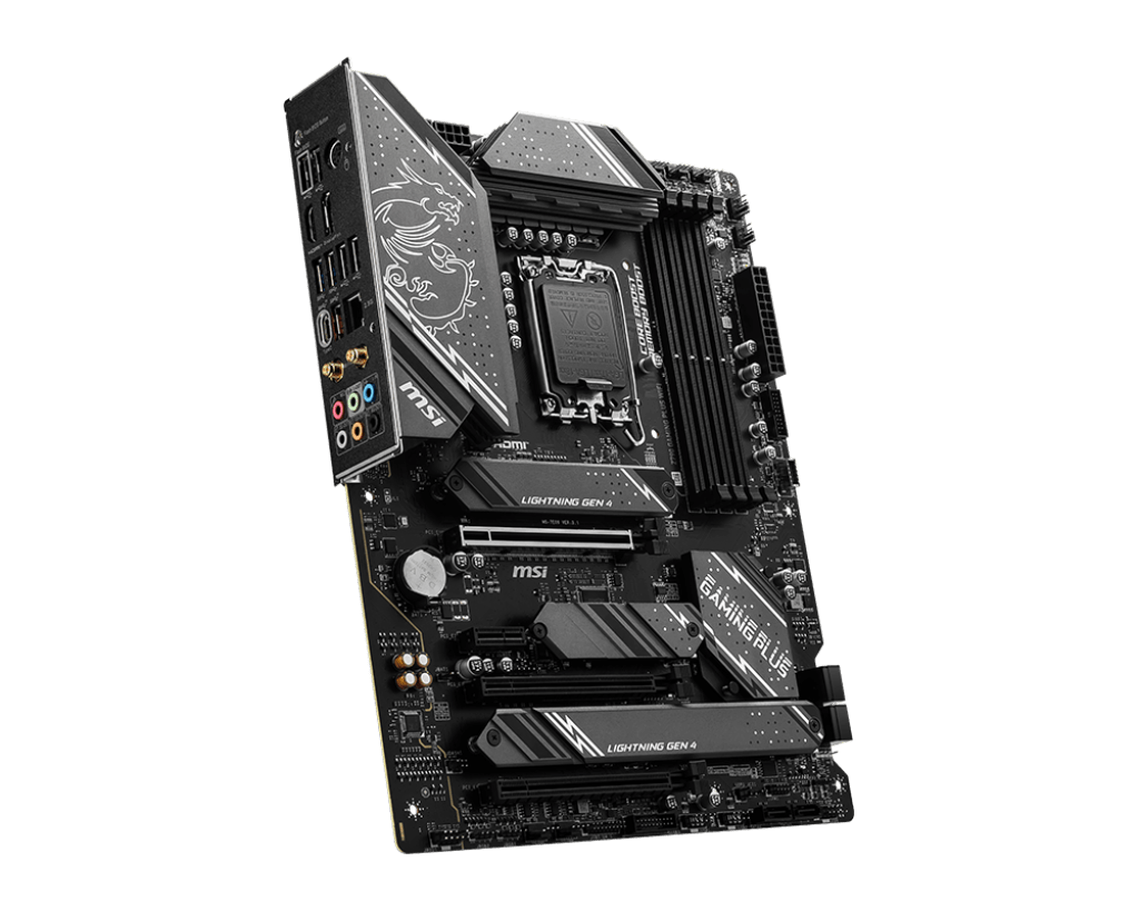 Материнская плата MSI Z790 GAMING PLUS WIFI LGA1700 4xDDR5 6xSATA3 RAID 4M.2 HDMI DP ATX