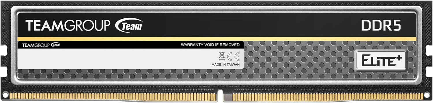Оперативная память 16GB 5600MHz DDR5 Team Group ELITE Plus CL46 Black TPBD516G5600HC4601