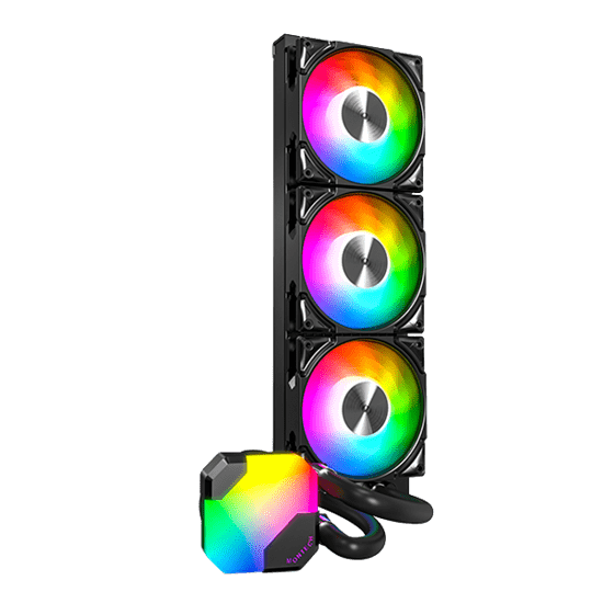 Водяное охлаждение для CPU Montech HyperFlow ARGB 360 (B) TDP 320W 3x120 115x-1851/AM3-AM5 Black