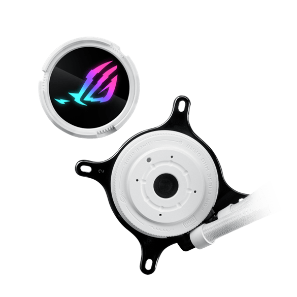 Водяное охлаждение CPU Asus ROG STRIX LC III 360 ARGB 120mm Liquid CPU Cooler, 3 x12cm, ARGB, White