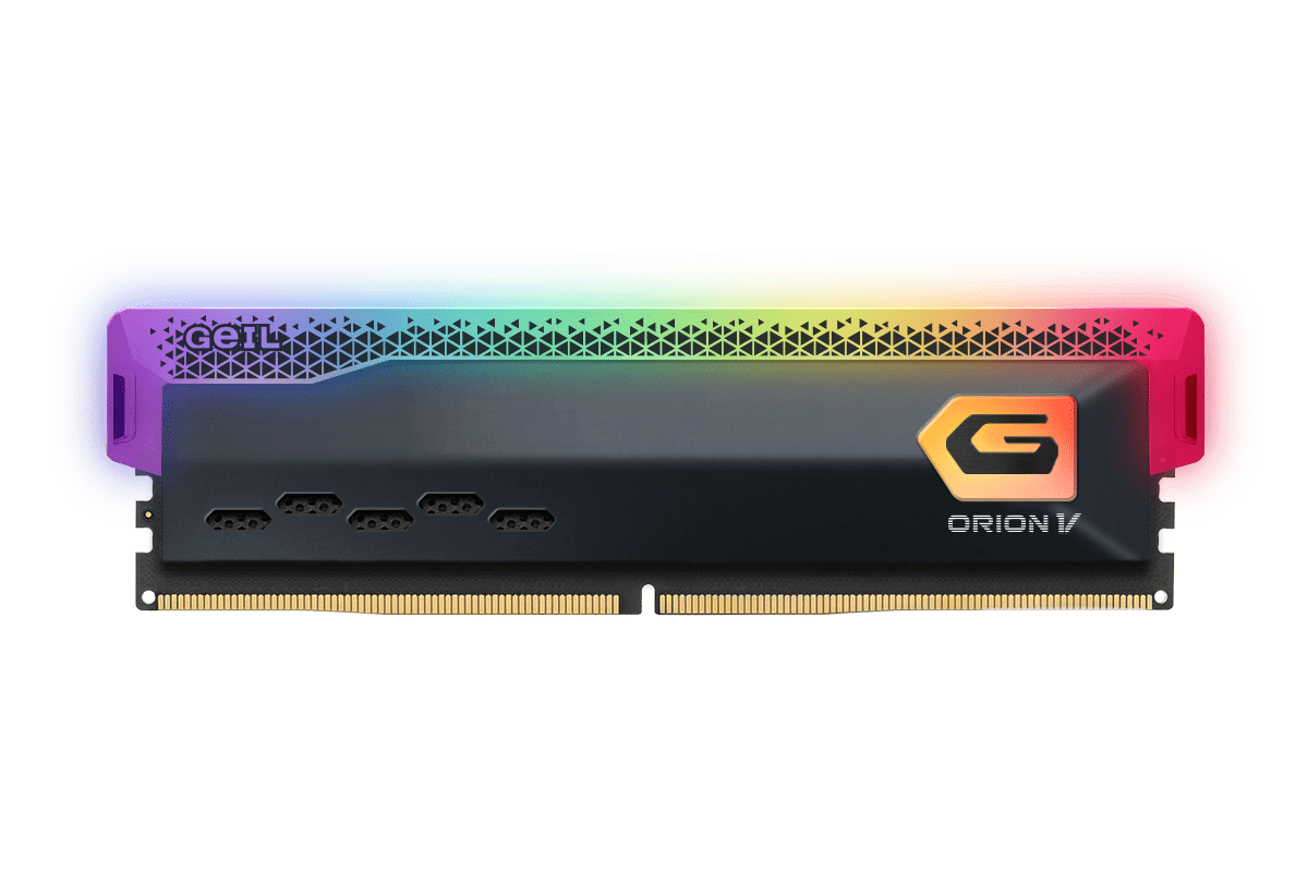 Оперативная память 64GB Kit (2x32GB) GEIL Orion V RGB 5600Mhz DDR5 CL38 GVSG564GB5600C38ADC Grey