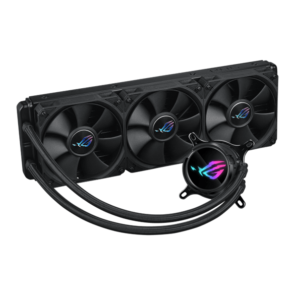 Водяное охлаждение CPU Asus ROG STRIX LC III 360 120mm Liquid CPU Cooler, 3 x12cm PWM Fan