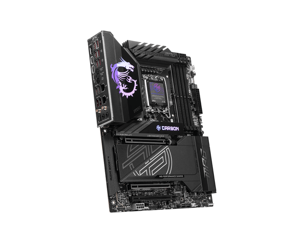 Материнская плата MSI MPG Z890 CARBON WIFI LGA1851 4xDDR5 4xSATA3 RAID 5xM.2 1xHDMI ATX