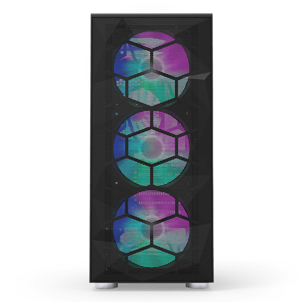 Корпус Montech X3 MESH (B) ATX/Micro-ATX/Mini-ITX 1xUSB3.0 2xUSB2.0 1xAudio 1xMic Черный