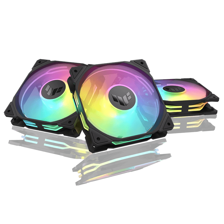 Вентилятор для корпуса ASUS TUF GAMING TR120 FAN ARGB BLACK 3IN1 120x120x28 AuraSync TR120-1/BK/3 IN