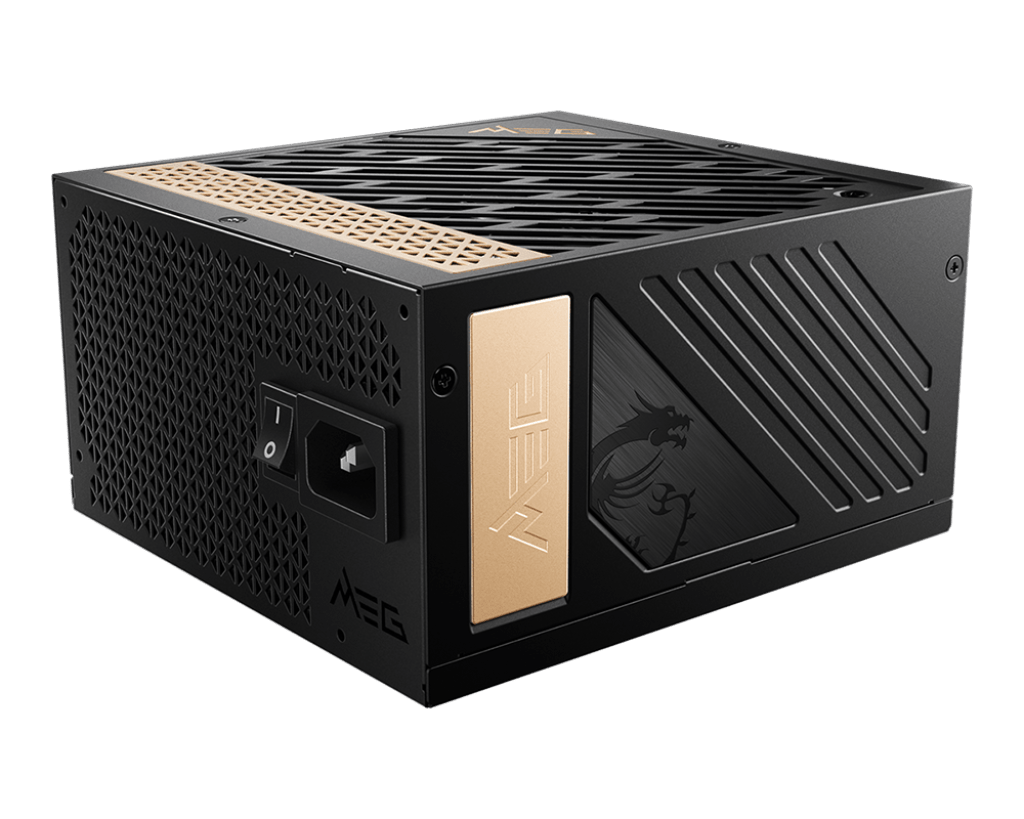Блок питания MSI 1300W, MEG Ai1300P PCIE5, Full Modular, ATX, 80+ PLATINUM, >92%, Fan 120mm, Черный