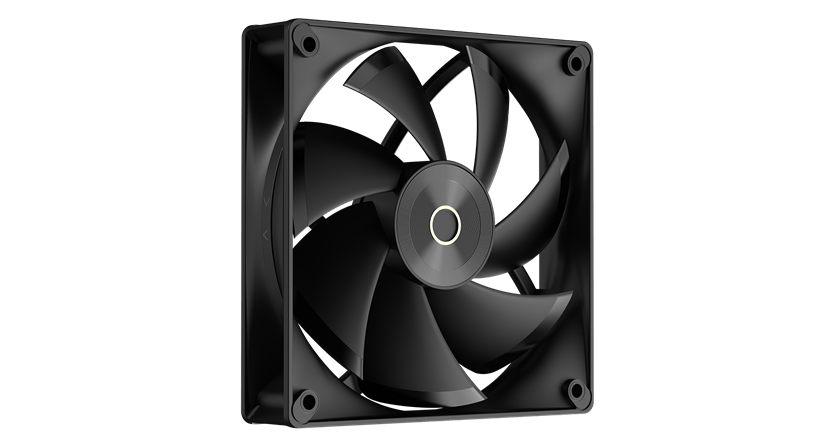 Вентилятор для корпуса Ocypus Delta F12 BK 1x(120x120x25mm) 2000RPM 73CFM Черный
