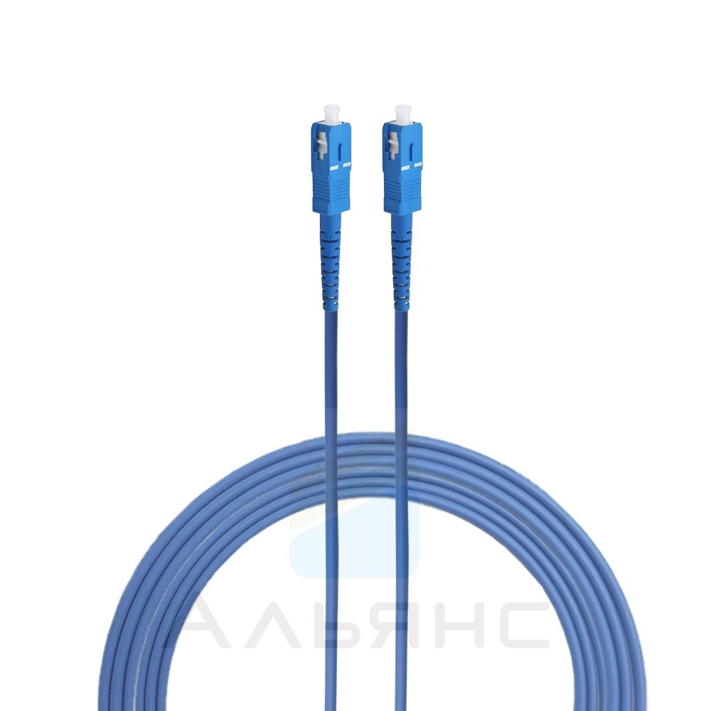Патчкорд SC/UPC-SC/UPC Armoured SM Simplex 2,0mm (9/125) - 1 м