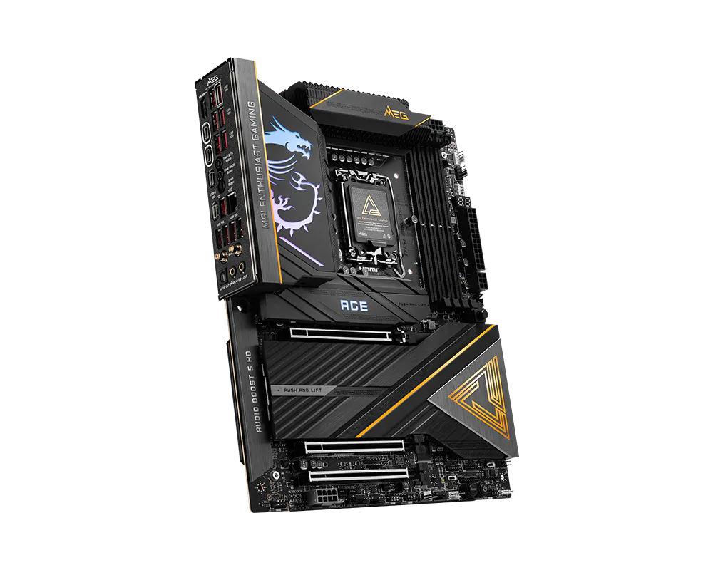Материнская плата MSI MEG Z890 ACE LGA1851 4xDDR5 6xSATA3 RAID 5M.2 1xHDMI 2xThunderbolt4 10xUSB ATX