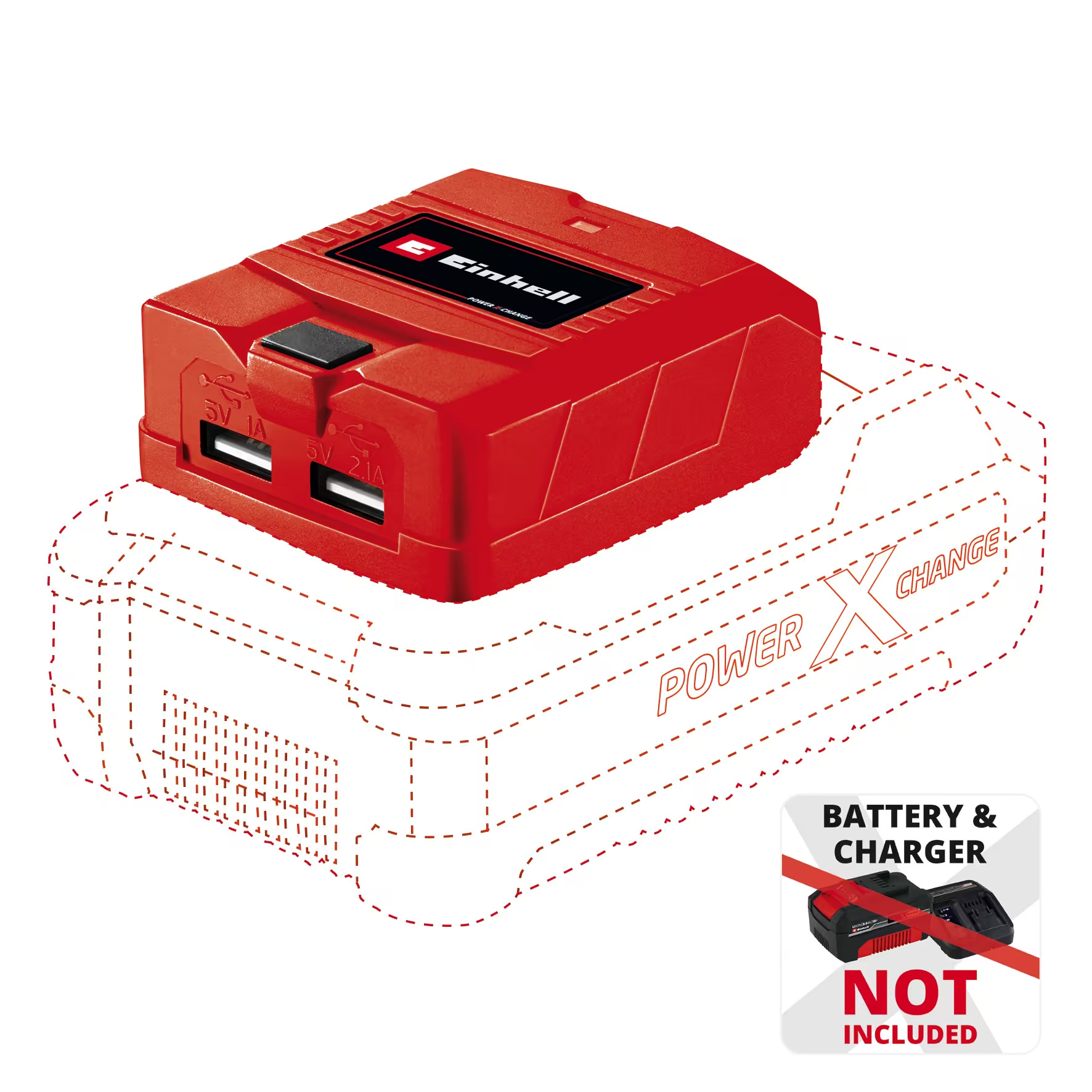 USB-адаптер Einhell TC-CP 18 Li USB-Solo (4514120)
