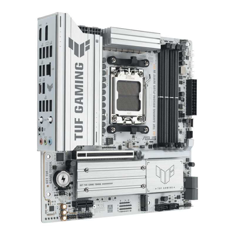 Материнская плата ASUS TUF GAMING B850M-PLUS WIFI7 W AM5 4xDDR5 4xSATA 3xM.2 HDMI DP Type-C mATX