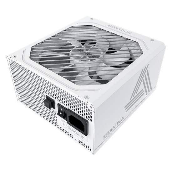 Блок питания Montech 1200W, TITAN PLA 1200W, Full Modular, 80+ PLATINUM, КПД 90%, Fan 135mm, Белый