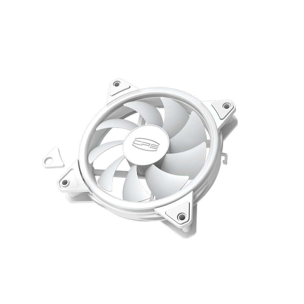 Вентилятор для корпуса PCCooler F3 T120 ARGB WH 3IN1 3x120mm 500-1800 ± 10% RPM White