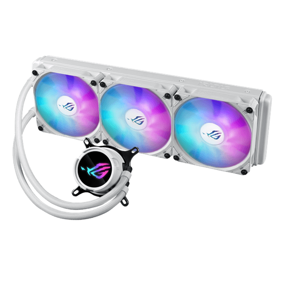 Водяное охлаждение CPU Asus ROG STRIX LC III 360 ARGB 120mm Liquid CPU Cooler, 3 x12cm, ARGB, White