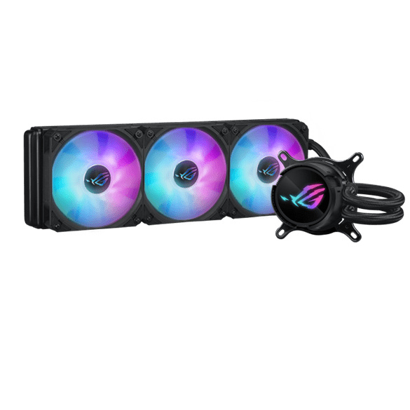 Водяное охлаждение CPU Asus ROG STRIX LC III 360 ARGB 120mm Liquid CPU Cooler, 3 x12cm PWM Fan, ARGB