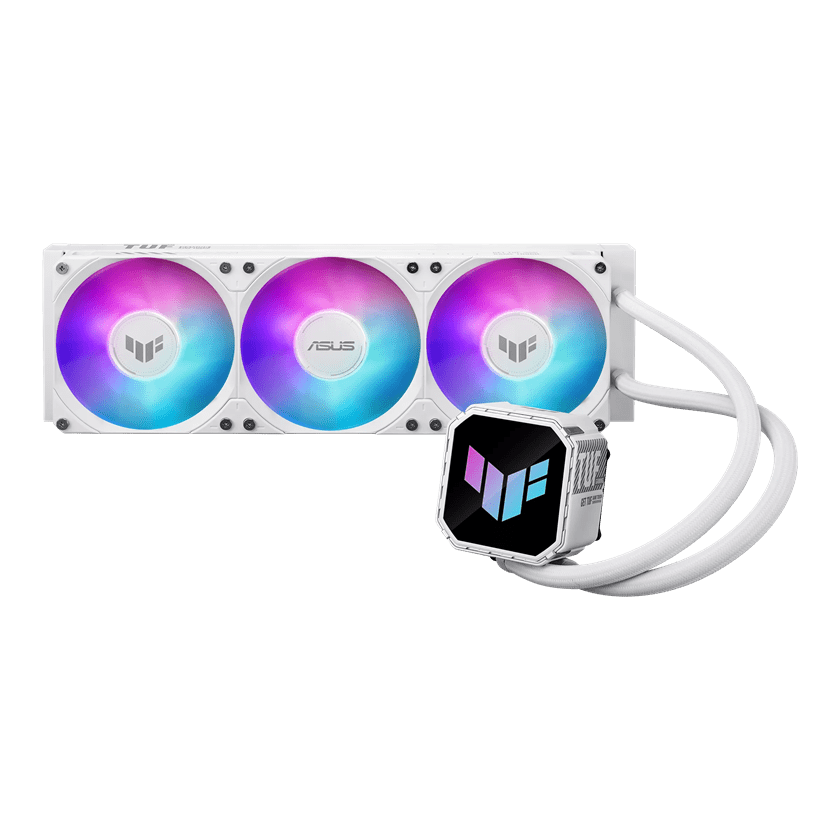 Водяное охлаждение CPU Asus TUF GAMING LC III 360 ARGB WHT 3x120mm Liquid CPU Cooler, PWM, ARGB