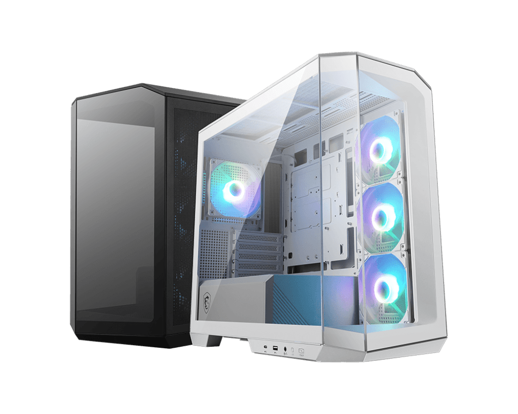 Компьютерный корпус MSI MAG PANO M100R PZ mATX/ITX 1x3.5"/2.5", USB 3.2 Type-A Black