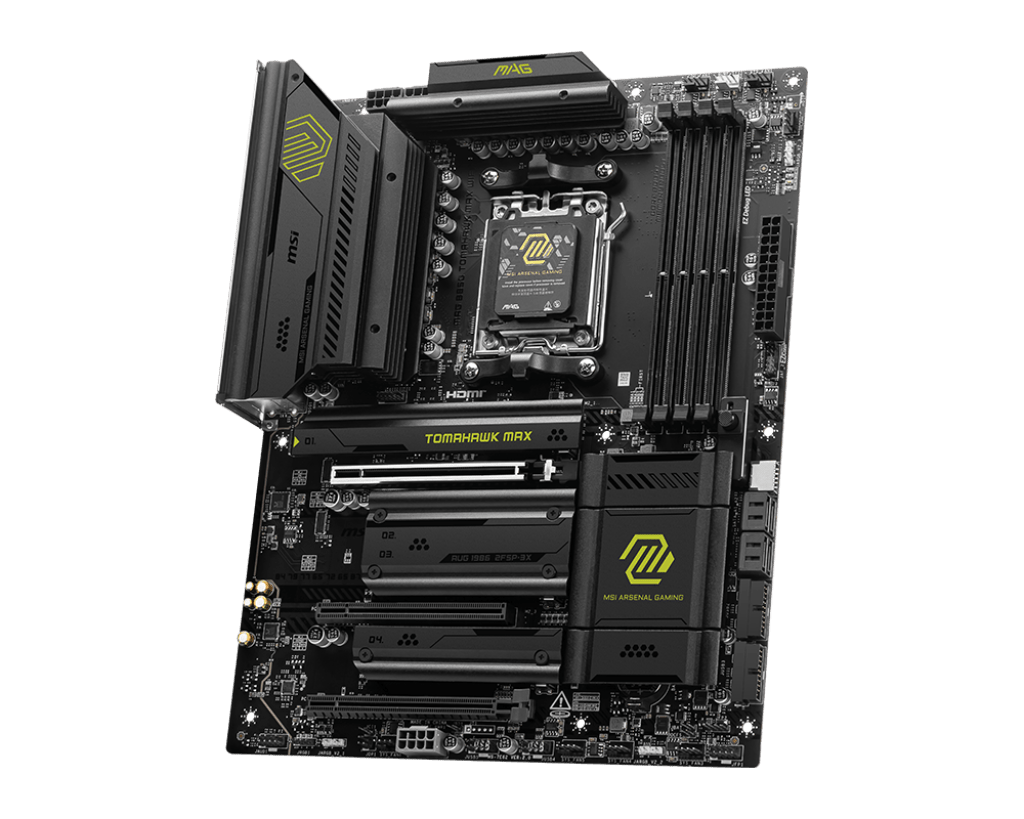 Материнская плата MSI MAG B850 TOMAHAWK MAX WIFI AM5 4xDDR5 4xSATA3 RAID 4xM.2 HDMI 3xType-C ATX